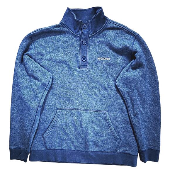 Columbia 1/4 Button Long Sleeve Pullover Jacket Men's XL - Picture 1 of 6